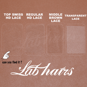 13*4 Full Frontal Brown Colored Raw Hair Top Swiss HD Lace Wig LABHAIRS®