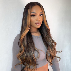 Ombre Highlight Color Raw Hair 13*4 Top Swiss HD Lace Wig LABHAIRS®