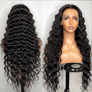 Deep Wave | 4x4 Lace Closure | Transparent Lace | 180% Density Apparel & Accessories > Clothing Accessories > Hair Accessories > Wigs > 13x6-lace-front-wig Lab LABHAIRS?