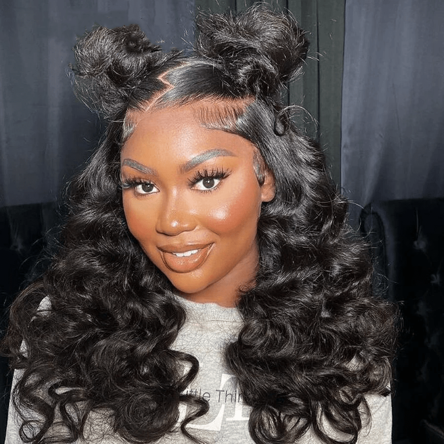 Loose Deep Wave 200 Density Top Swiss HD Lace Wig 100 Human Hair