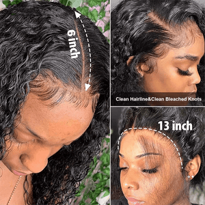 Top Swiss HD Lace High Thickness Human Hair Wig|Water Wave Apparel & Accessories > Clothing Accessories > Hair Accessories > Wigs > 13x6-lace-front-wig LABHAIRS® 