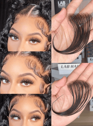 Labhairs Edges Hair Top Swiss Hd Lace Baby Hair Stripes, Reusable Invisible Lace Hairline Real Human Hair For Women, Black Color LABHAIRS?