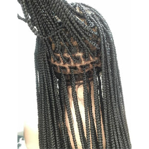 Braid Hair Full Lace 100% High Quality Human Hair Wig Apparel & Accessories > Clothing Accessories > Hair Accessories > Wigs > 360 Lace Wigs LABHAIRS® 
