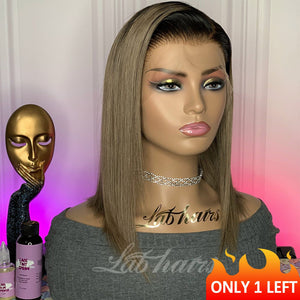 Only 1 Left|13*4 Undetectable Top Swiss HD Lace 12inch 180% Density Apparel & Accessories > Clothing Accessories > Hair Accessories > Wigs > Colorful Wig LABHAIRS® 