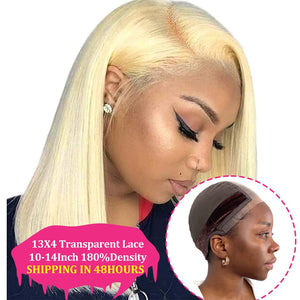 13*4 Transparent Lace Blonde Straight Bob&Wig Cap Kit Apparel & Accessories > Clothing Accessories > Hair Accessories > Wig Accessories > Tools & Accessories LABHAIRS® 