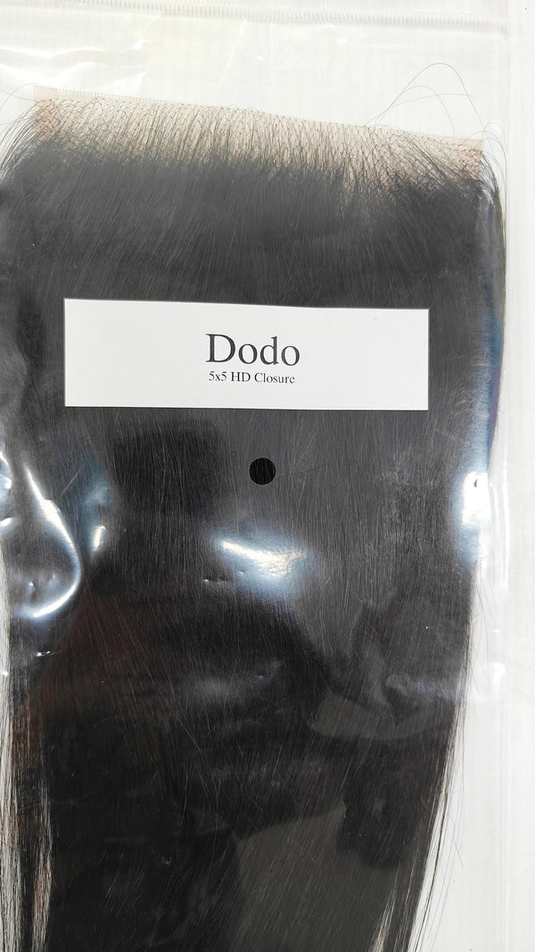 Dodo 5*5 Top Swiss HD Lace Closure with Clean hairline Clean Bleached Knots Apparel & Accessories > Clothing Accessories > Hair Accessories > Wigs > Lace Front Bob Wig LABHAIRS® 