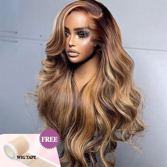 Honey Blonde Piano Color Top Swiss HD Lace|Straight |Loose Body Wave|Deep Wave Apparel & Accessories > Clothing Accessories > Hair Accessories > Wigs > 13x6-lace-front-wig LABHAIRS® 