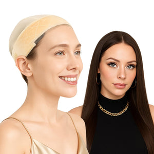 Labhairs Wig Grip Cap with Lace Edge – Non Slip Adjustable Wig Cap with Grip Band for Women, Glueless Breathable Under Wig Cap for Natural Hairline, One Size Fits All Apparel & Accessories > Clothing Accessories > Hair Accessories > Wig Accessories > Tools & Accessories LABHAIRS® Nude*1 