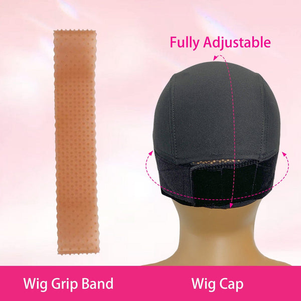 Wig Grip Non-slip Adjustable Silicone Band&Wig Cap For Keeping Wigs In Place Kit Apparel & Accessories > Clothing Accessories > Hair Accessories > Wig Accessories > Tools & Accessories LABHAIRS® 