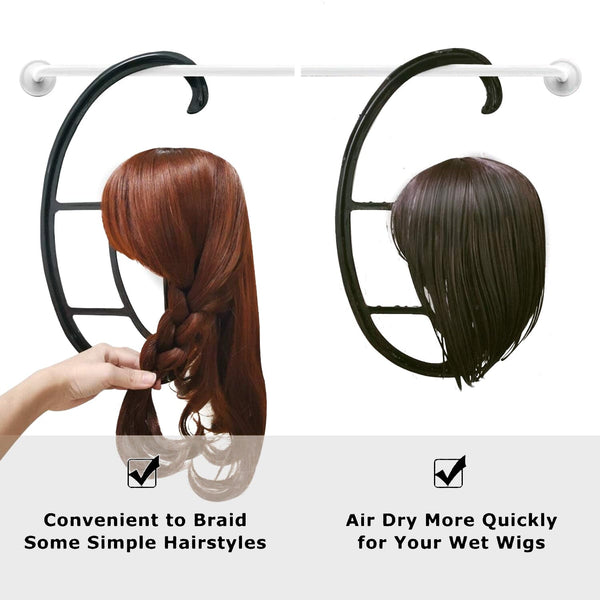 Wig Display Hanger Rack for Multiple Wigs and Hats Apparel & Accessories > Clothing Accessories > Hair Accessories > Wig Accessories > Tools & Accessories LABHAIRS® 
