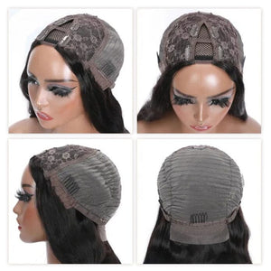 V Part High Thickness No Lace Beginner Friendly Wig|Kinky Straight LABHAIRS® 
