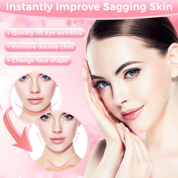20Pcs Invisible Face Tape with Lifting Ropes Elastic Apparel & Accessories > Clothing Accessories > Hair Accessories > Wig Accessories > Tools & Accessories LABHAIRS® 