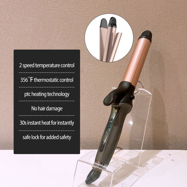 2-IN-1 Ceramic Glaze Coating No Hair Damage Curling Iron Apparel & Accessories > Clothing Accessories > Hair Accessories > Wig Accessories > Tools & Accessories LABHAIRS® 