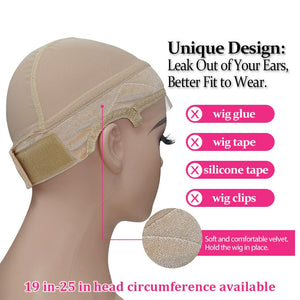 Labhairs Wig Grip Cap for Women - Non Slip, Adjustable Wig Caps Holds Glueless Wigs Securely in Place, Reusable Cap with Headband for Lace Front Wigs, One Size Fits All Apparel & Accessories > Clothing Accessories > Hair Accessories > Wig Accessories > Tools & Accessories LABHAIRS® 