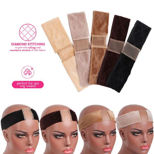 2PCS Lace Wig Grip For Human Hair Wig Keep Lace Wig In Place Adjustable Band Apparel & Accessories > Clothing Accessories > Hair Accessories > Wig Accessories > Tools & Accessories LABHAIRS® 