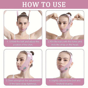 Labhairs Graphene V-Line Chin Strap for Face Slimming–Double Chin Reducer&Jawline Lifting Mask–Reusable V-Shaped Face Band Apparel & Accessories > Clothing Accessories > Hair Accessories > Wig Accessories > Tools & Accessories LABHAIRS® 