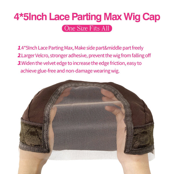 Brown 4*5Inch Lace Parting Max Make Part Freely One Size Fits All Wig Grip Band LABHAIRS® 