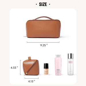 Waterproof Travel Makeup Bag - Large Capacity Lay-Flat Cosmetic Organizer with Adjustable Dividers, Carry Handle & Portable Design for Toiletries Storage Apparel & Accessories > Clothing Accessories > Hair Accessories > Wig Accessories > Tools & Accessories LABHAIRS® 