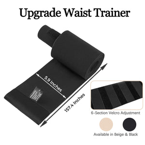 2025 Upgrade Waist Trainer for Women Adjustable Waist Trimmer Belt Bandage Wrap Long Torso Tummy Wraps Belly Body Shaper Apparel & Accessories > Clothing Accessories > Hair Accessories > Wig Accessories > Tools & Accessories LABHAIRS® 