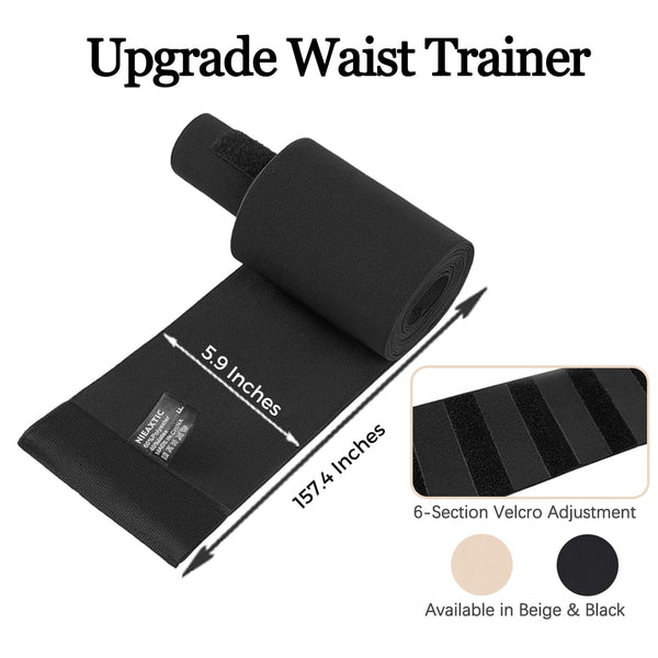 2025 Upgrade Waist Trainer for Women Adjustable Waist Trimmer Belt Bandage Wrap Long Torso Tummy Wraps Belly Body Shaper Apparel & Accessories > Clothing Accessories > Hair Accessories > Wig Accessories > Tools & Accessories LABHAIRS® 