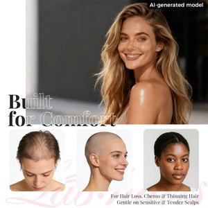 Labhairs Wig Grip Cap with Lace Edge–Non Slip Adjustable Glueless Breathable for Natural Hairline, One Size Fits All Apparel & Accessories > Clothing Accessories > Hair Accessories > Wig Accessories > Tools & Accessories LABHAIRS® 