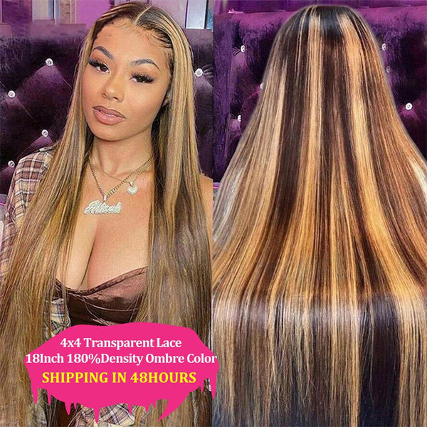 Brown 4*5Inch Lace Parting Max Make Part Freely One Size Fits All Wig Grip Band LABHAIRS® Ombre Wig&Wig Cap 