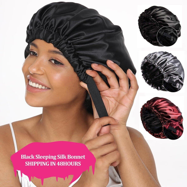 Labhairs Wig Grip Cap For Keeping Wigs in Place - Make Wig Be Glueless, One Size Fits All Apparel & Accessories > Clothing Accessories > Hair Accessories > Wig Accessories > Tools & Accessories LABHAIRS® Silk Bonnet&Brown Cap 