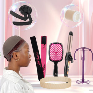 Wig DIY Install Kit For Pro And Beginner Natual Melt For Hair Lace Wig Apparel & Accessories > Clothing Accessories > Hair Accessories > Wig Accessories > Tools & Accessories LABHAIRS® 
