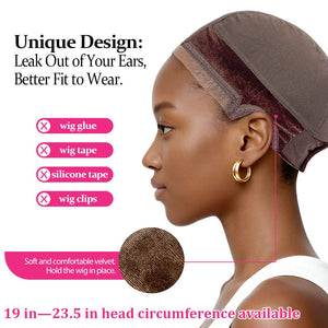 Labhairs Wig Grip Cap For Keeping Wigs In Place More Cap-wide Transparent Lace LABHAIRS® 