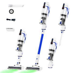 WHALL Cordless Stick Vacuum Cleaner with 2500mAh Battery and 45-Minute Runtime for Home, Carpet, and Hard Floors LABHAIRS® 