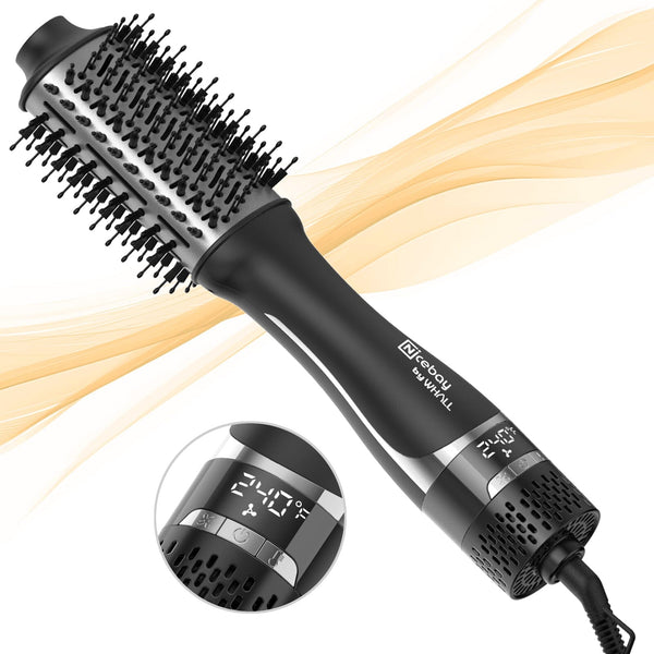 Whall Hair Dryer Brush ，Blow Dryer Brush in One with Display Screen, Oval Ceramic Barrel, Negative Ion - Black and Gold Apparel & Accessories > Clothing Accessories > Hair Accessories > Wig Accessories > Tools & Accessories LABHAIRS® 
