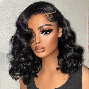Loose Body Wave Undetectable Top Swiss HD Lace Human Hair Bob Apparel & Accessories > Clothing Accessories > Hair Accessories > Wigs > Colorful Wig LABHAIRS® 