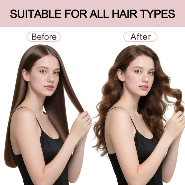 Labhairs Heatless Curling Set: Satin No-Heat Hair Curler with 2 Scrunchies & Shark Clip- Sleep-Friendly Overnight Curls, Zero Damage Apparel & Accessories > Clothing Accessories > Hair Accessories > Wig Accessories > Tools & Accessories LABHAIRS® 