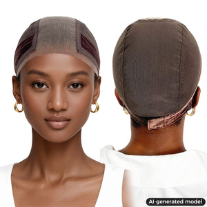 Wig Grip Cap with Transparent Lace – Breathable, Adjustable, Beginner Friendly LABHAIRS® 