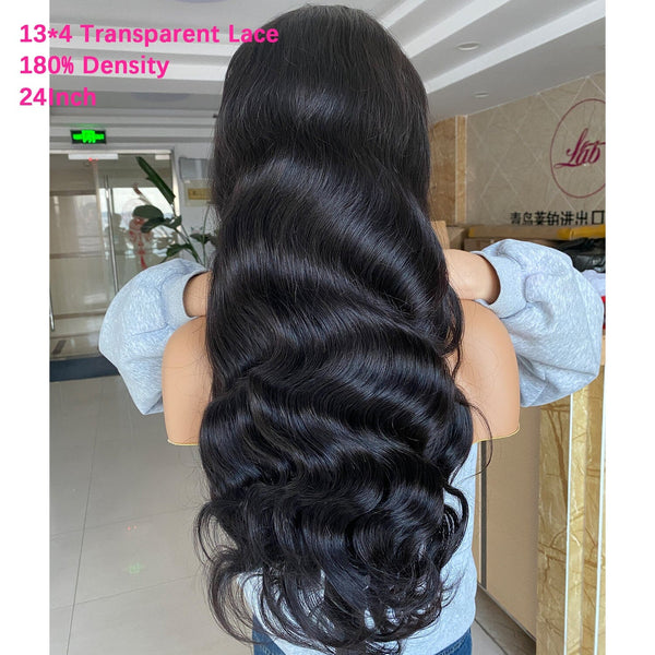 Clearance Sale|Only Last 1 In Stock Get Same As You Seen Apparel & Accessories > Clothing Accessories > Hair Accessories > Wigs > 13x6-lace-front-wig LABHAIRS® 13*6Transparent&24Inch 