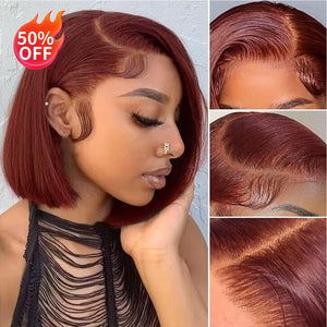 50% OFF 13*4 Transparent Lace Ombre Highlight Silky Straight Bob LABHAIRS® 