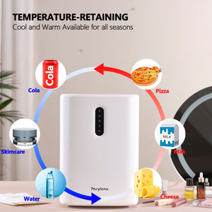 Thrylonx 12L Mini Portable Compact Fridge,Warmer Small Refrigerators LABHAIRS® 