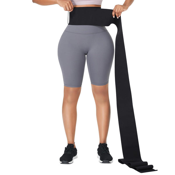 2025 Upgrade Waist Trainer for Women Adjustable Waist Trimmer Belt Bandage Wrap Long Torso Tummy Wraps Belly Body Shaper Apparel & Accessories > Clothing Accessories > Hair Accessories > Wig Accessories > Tools & Accessories LABHAIRS® BLACK 