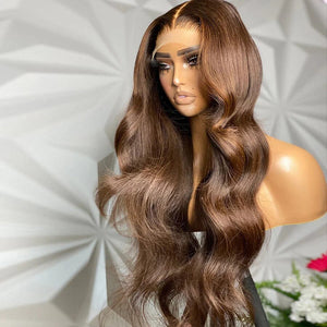 50% OFF 24Inch 13*6 Top HD Lace Ombre Wavy Human Hair Lace Wig Apparel & Accessories > Clothing Accessories > Hair Accessories > Wigs > 13x6-lace-front-wig Lab LABHAIRS® 