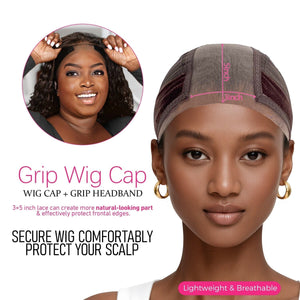 Labhairs Fit For All Sizes Wig Grip Cap For Keeping Wigs In Place More Cap-wide Transparent Lace