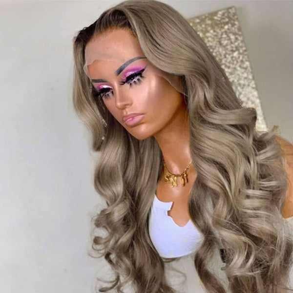 New Ombre Color 360 Top Swiss HD Lace Frontal Wig|Loose Body Wave Apparel & Accessories > Clothing Accessories > Hair Accessories > Wigs > 13x6-lace-front-wig LABHAIRS® 