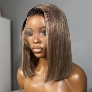 Ombre 13*4 Top Swiss HD Lace Front Bob Wig|Labhairs Apparel & Accessories > Clothing Accessories > Hair Accessories > Wigs > Colorful Wig LABHAIRS® 