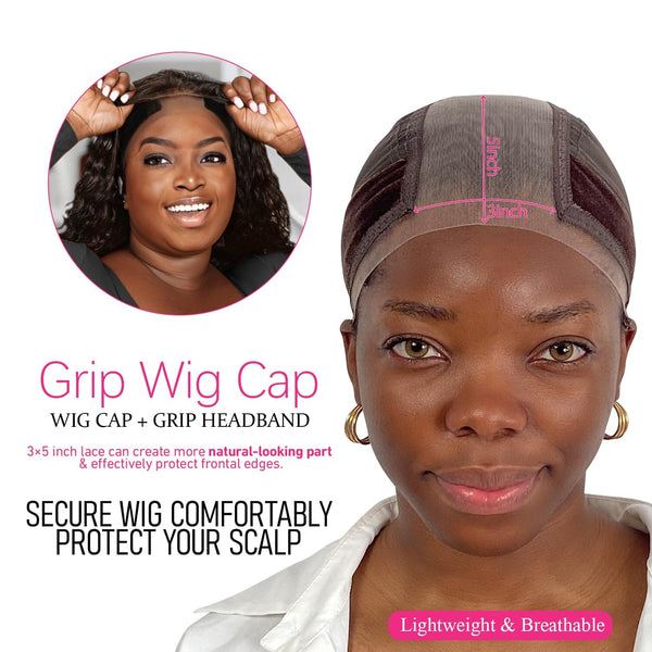 Labhairs Fit For All Sizes Wig Grip Cap For Keeping Wigs In Place More Cap-wide Transparent Lace LABHAIRS® 