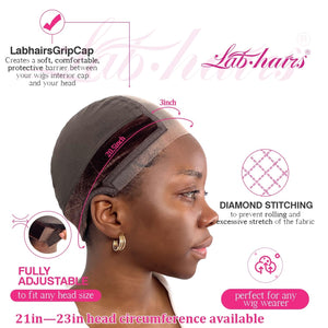 Wig Grip Non-slip Adjustable Silicone Band&Wig Cap For Keeping Wigs In Place Kit Apparel & Accessories > Clothing Accessories > Hair Accessories > Wig Accessories > Tools & Accessories LABHAIRS® 