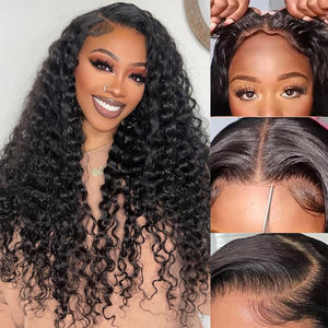 Bouncy Curly 5x5 Glueless Undetectable Top HD Swiss Lace Apparel & Accessories > Clothing Accessories > Hair Accessories > Wigs > 5x5 Top Swiss HD Lace Closure Wig LABHAIRS® 