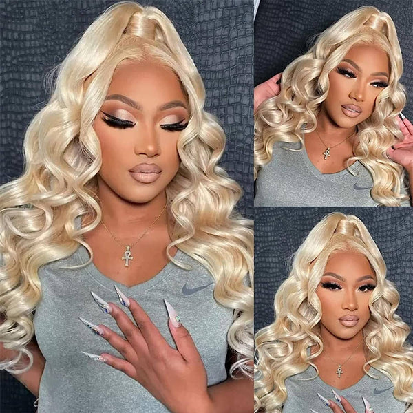 Blonde Color Full Lace Top Swiss HD Lace Human Hair Wig| Body Wave Apparel & Accessories > Clothing Accessories > Hair Accessories > Wigs > 13x6-lace-front-wig LABHAIRS® 