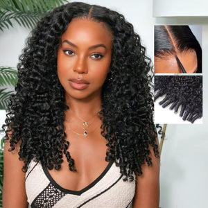 New Burmese Curly Undetectable Glueless Top Swiss HD Lace Wig Apparel & Accessories > Clothing Accessories > Hair Accessories > Wigs > Lace Front Bob Wig LABHAIRS® 