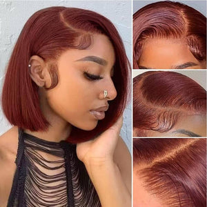 50% OFF 13*4 Transparent Lace Ombre Highlight Silky Straight Bob LABHAIRS® 