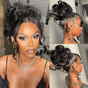 360 Top Swiss HD Lace Free Part Human Hair Body Wave Wig Apparel & Accessories > Clothing Accessories > Hair Accessories > Wigs > 360 Lace Wigs LABHAIRS® 