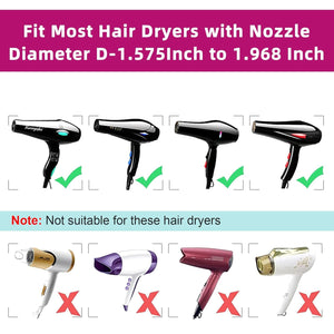 Collapsible Silicone Hair Dryer Diffuser Portable Fit Most Hair Dryers Apparel & Accessories > Clothing Accessories > Hair Accessories > Wig Accessories > Tools & Accessories LABHAIRS® 